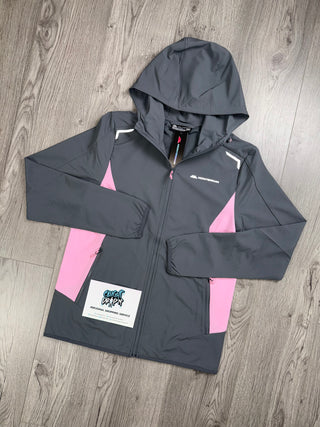 Monterrain Windrunner Jacket Iron Grey | Pink Foam