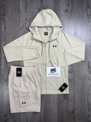 Under Armour Woven Cargo Shorts Set | Sand