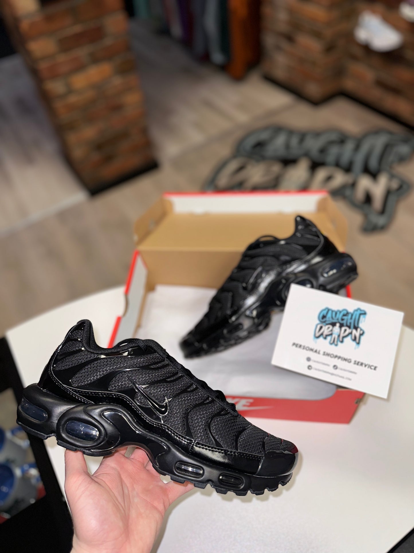 Nike Air Max TN Triple Black â Caught Drip'N'