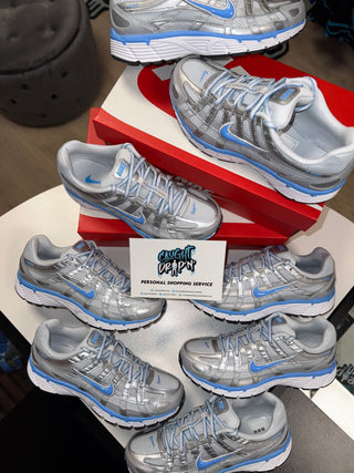Nike P-6000 Metallic Silver, Baby Blue