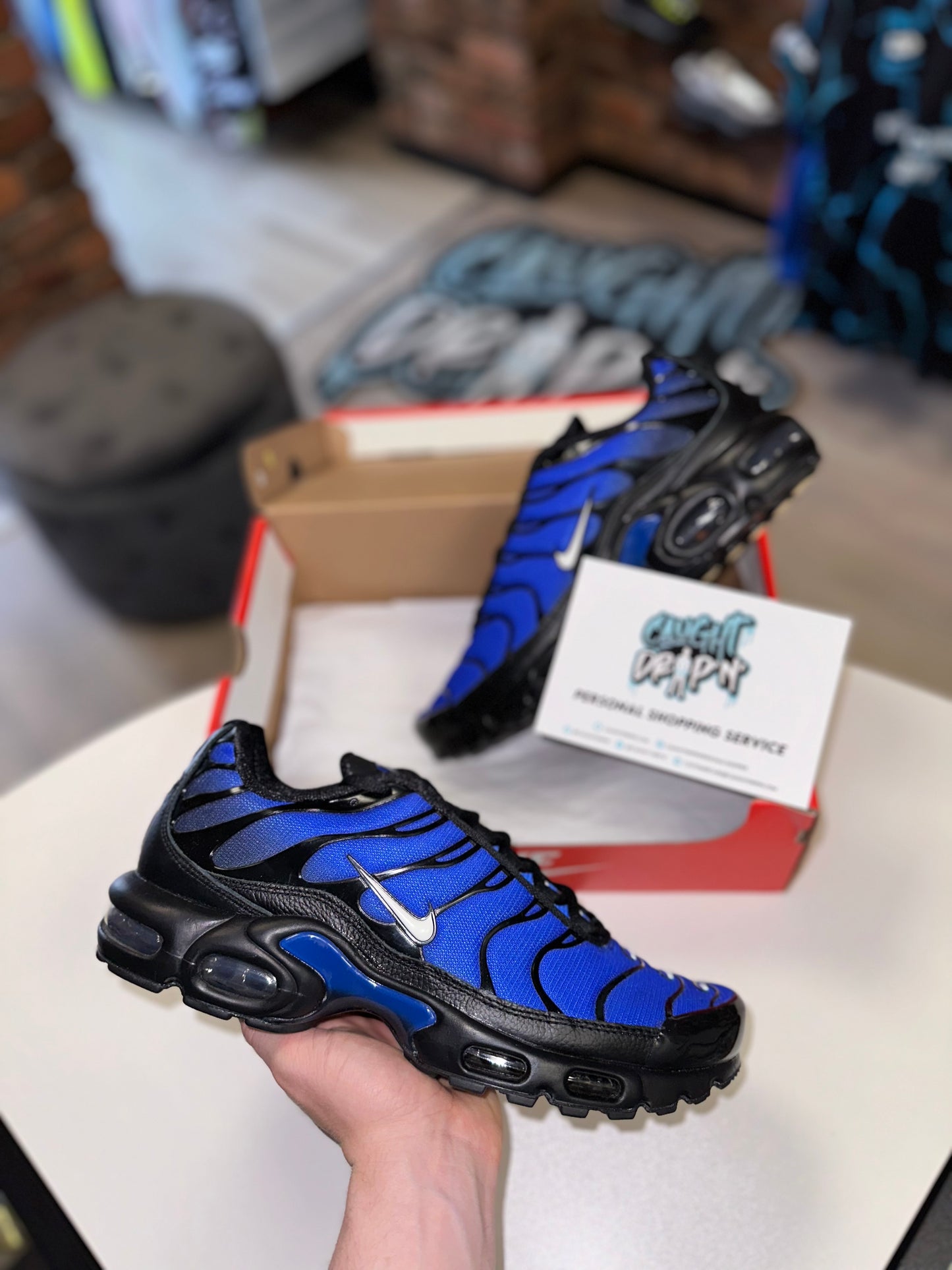 Nike Air Max Plus TN Black | Racer Blue