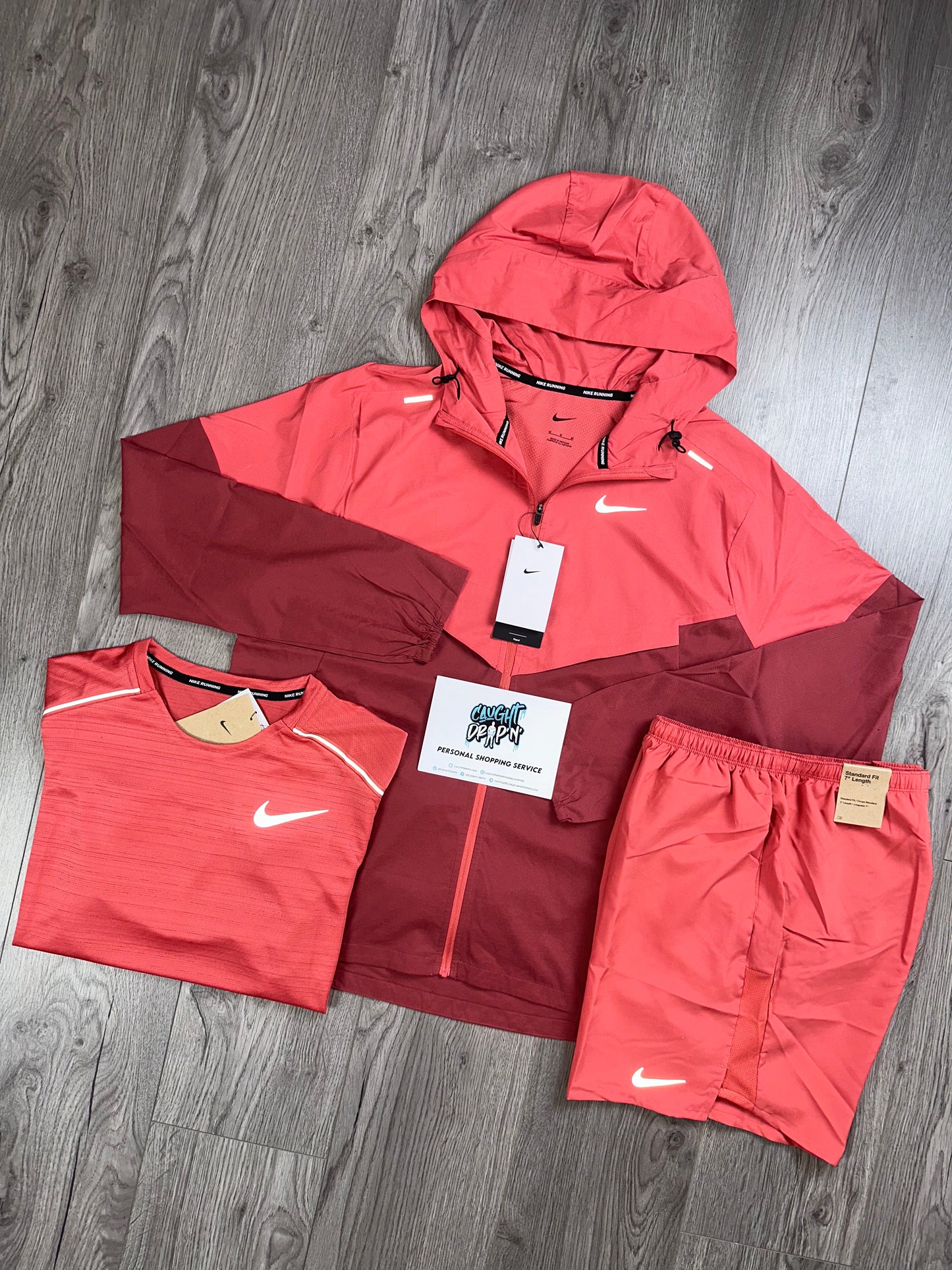 Nike 3 Piece Windrunner Adobe Red Set