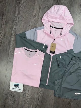 Nike 3 Piece Windrunner Pink Foam | Cool Grey Challenger Set