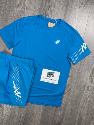 ASICS Blue Storm Tee | Shorts Set