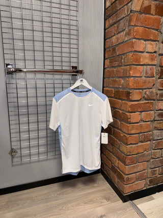 Nike OG White, Aluminium Blue Miler Tee
