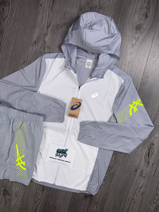 ASICS Icon Windrunner White | Smoke Grey | Neon Set
