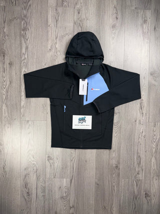 Berghaus Full Zip Black, Baby Blue Jacket