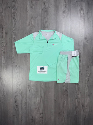 Berghaus Tech Half Zip Electric Mint Set
