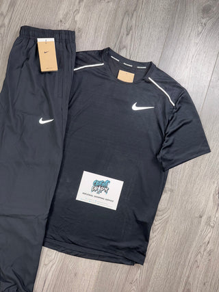 Nike OG Black Miler Tee | Nike Black Challenger Bottoms