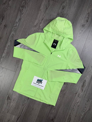Under Armour Storm Smoke Grey, Lime Green Jacket
