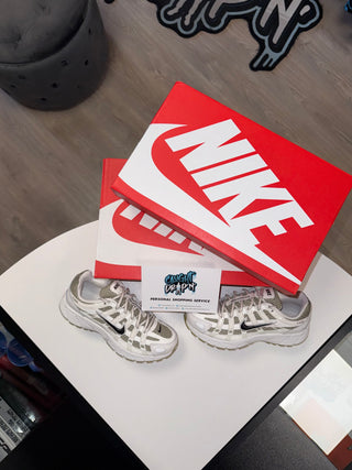 Nike P-6000 Off White | Olive Green GS 2026