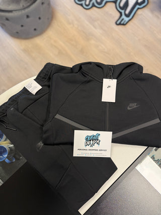 Nike Tech Fleece Tracksuit Triple Black