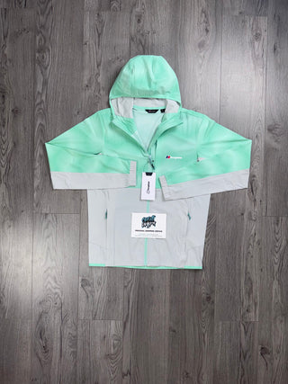 Berghaus Windrunner Electric Mint | Light Grey Jacket