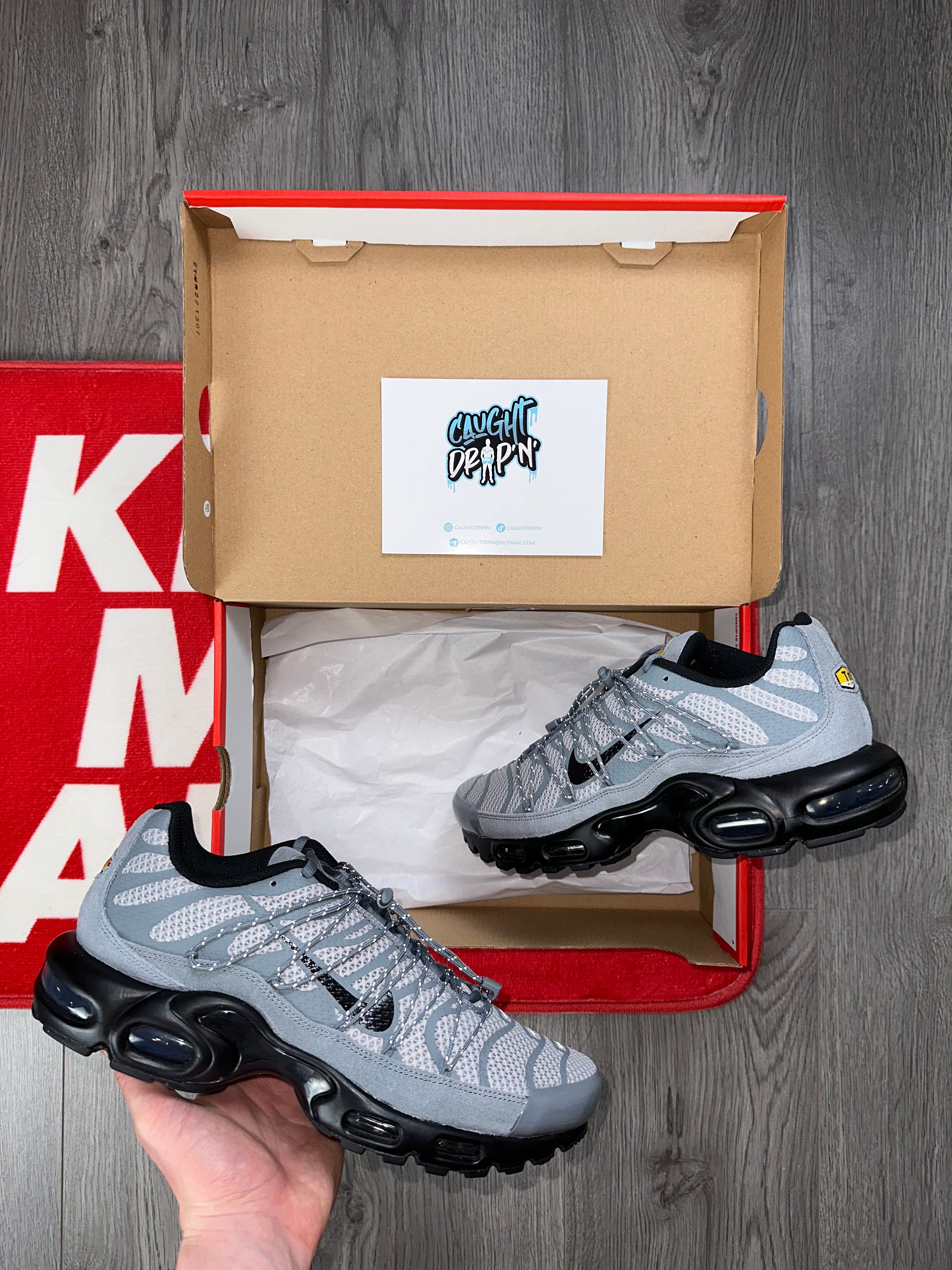 Nike air max plus quilted clearance (silver)