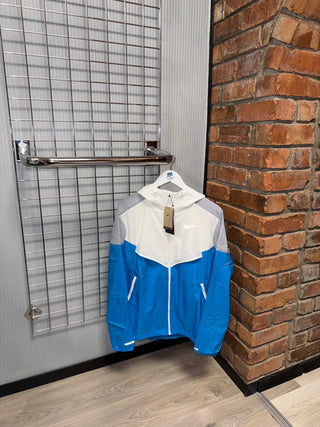 Nike Windrunner Jacket White | Blue Hero