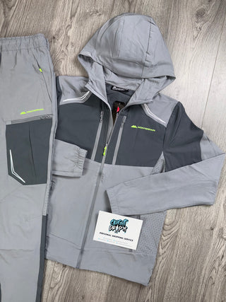 Monterrain Woven Two Tone Grey, Neon Tracksuit