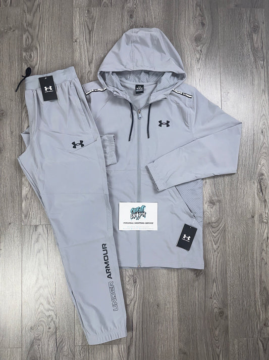 Under Armour Woven Grey Tracksuit