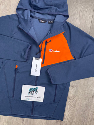 Berghaus Full Zip Obsidian, Bright Orange Jacket