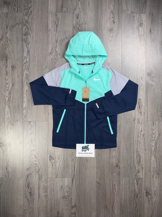 Nike Windrunner Hyper Turquoise, Obsidian, Cool Grey Jacket