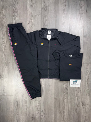 Nike 3 Piece TN Black | Hyper Pink Tracksuit (Oversized Fit. Recommend Sizing Down)