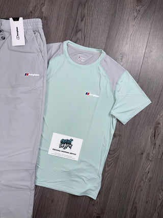 Berghaus Tech Mint, Light Grey Tee | Bottoms Set