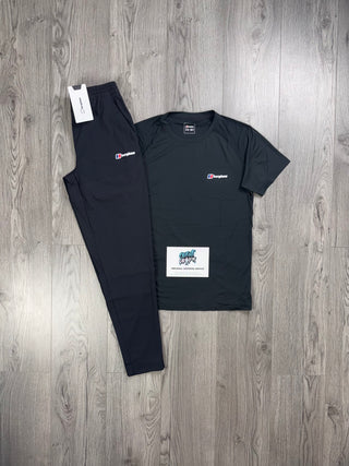 Berghaus Tech Black Tee | Bottoms Set