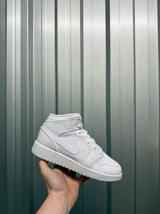 Jordan 1 Mid Triple White GS