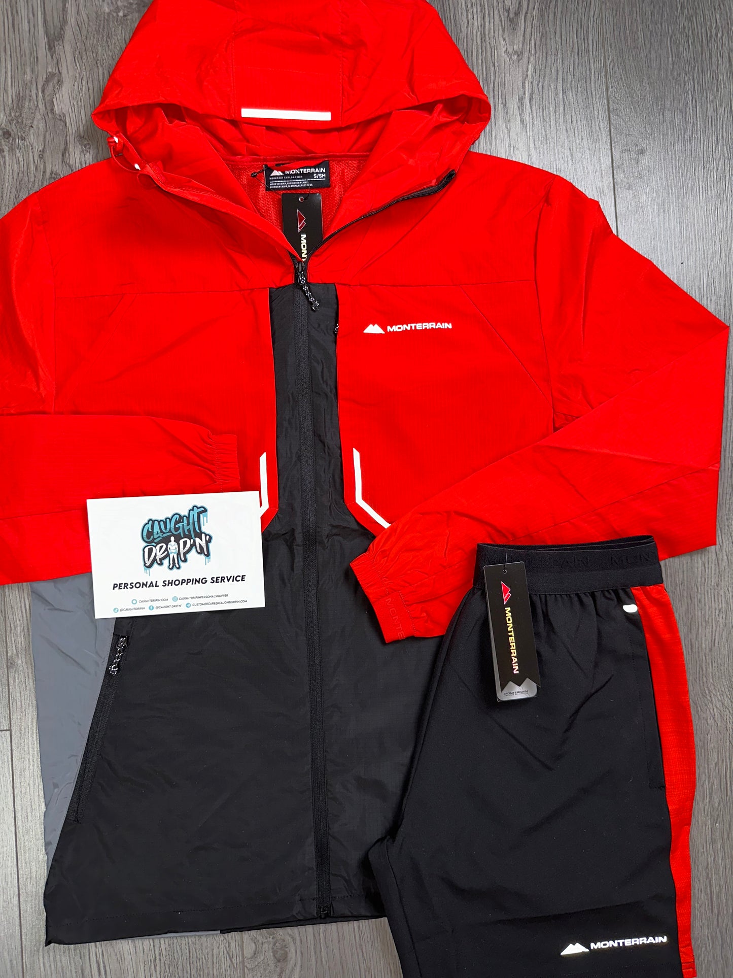 Monterrain Windrunner Set Red | Black