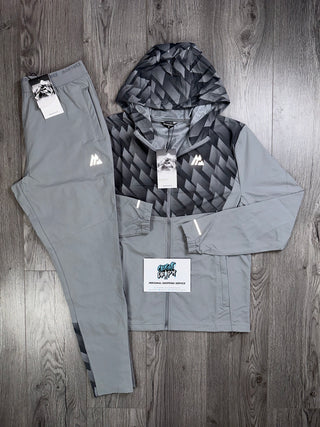 Montirex Charge Windrunner Tracksuit Two Tone Grey