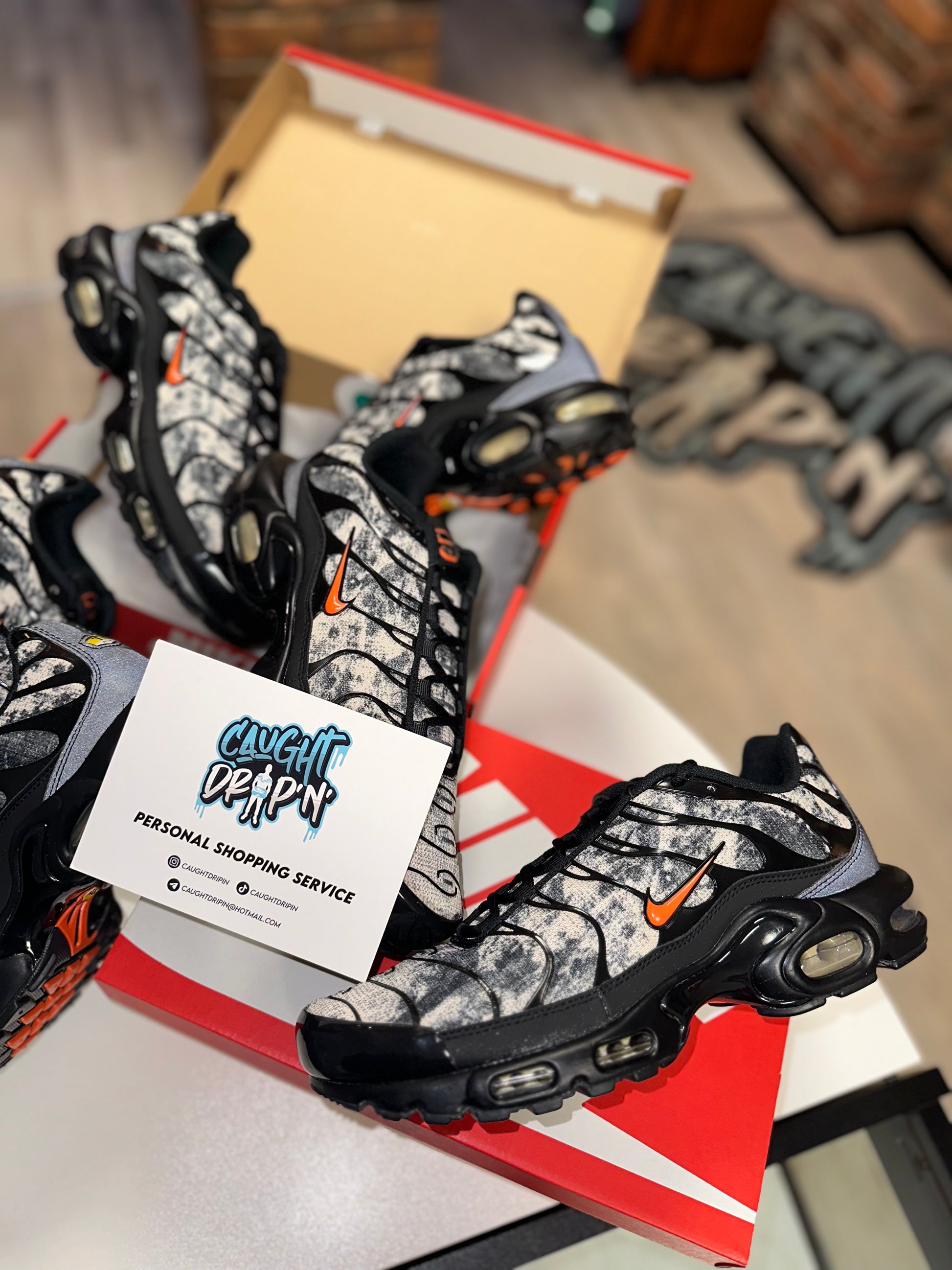 Nike Air Max Plus TN s Sand Drift Camo Caught Drip N
