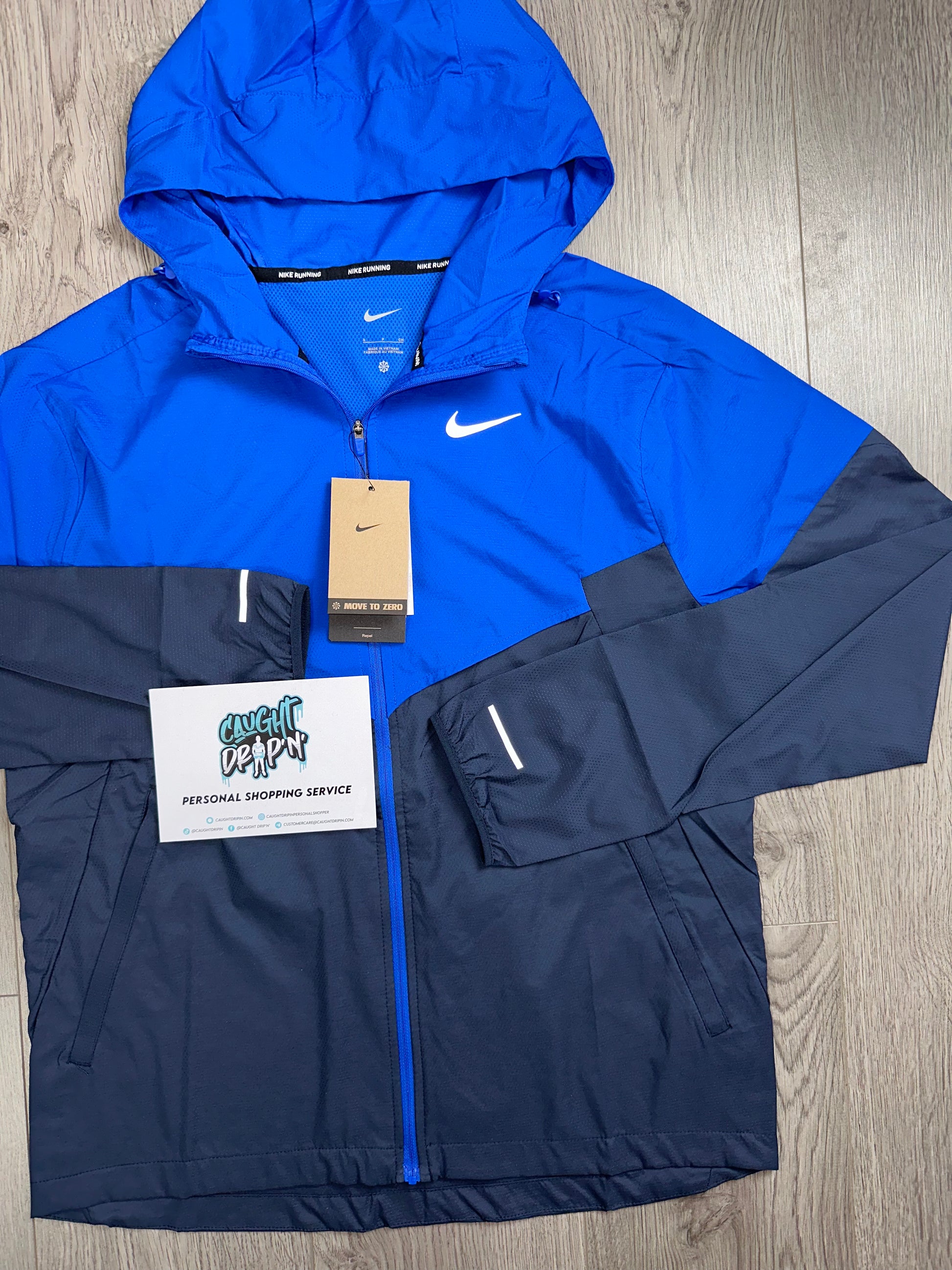 Nike Reflective Windrunner Jacket Royal Blue | Navy – Caught Drip'N'