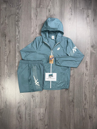 ASICS Icon Windrunner Teal Set
