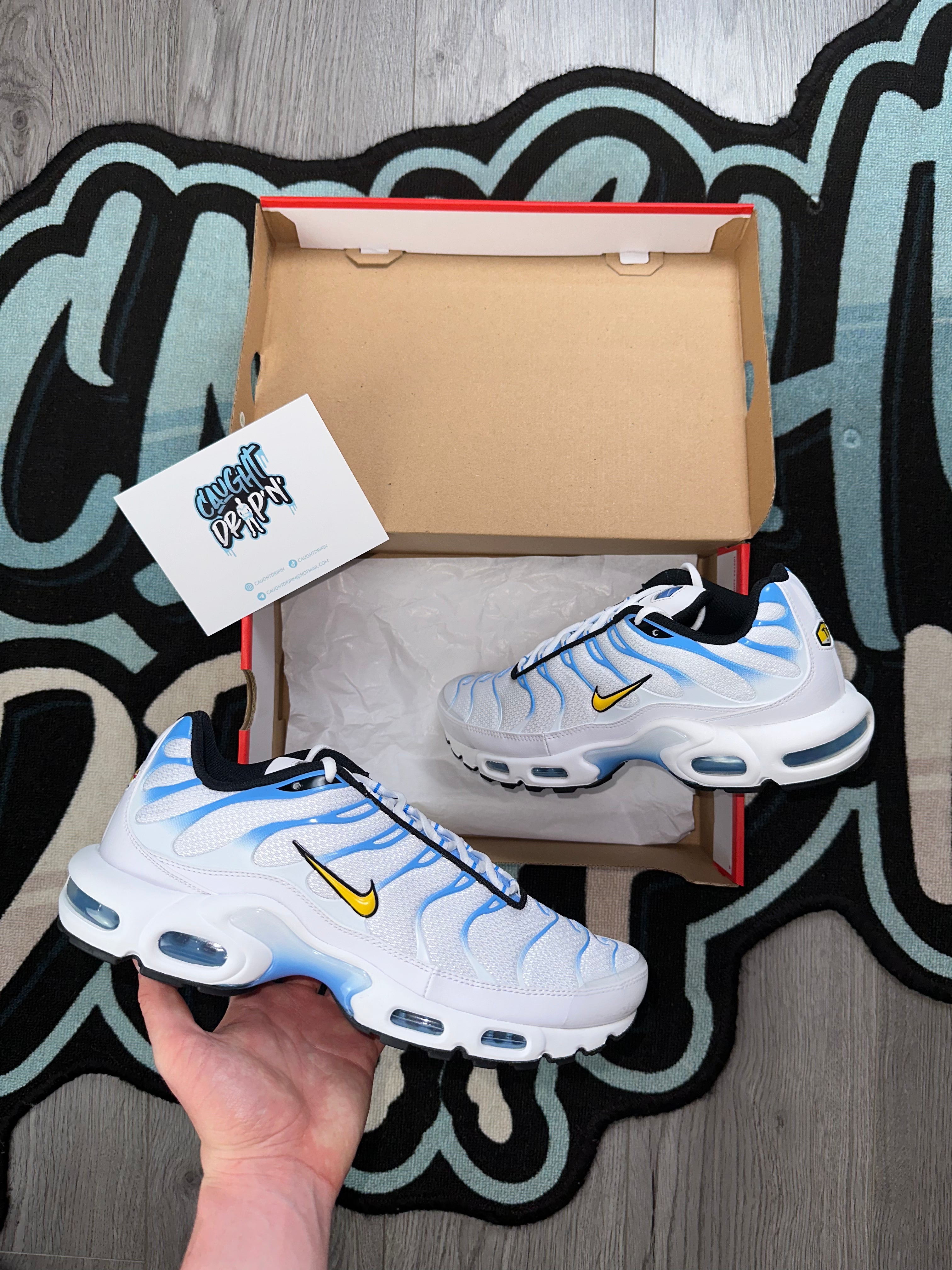 Nike Tns White And Blue Nike Air Max Plus TN White University Blue