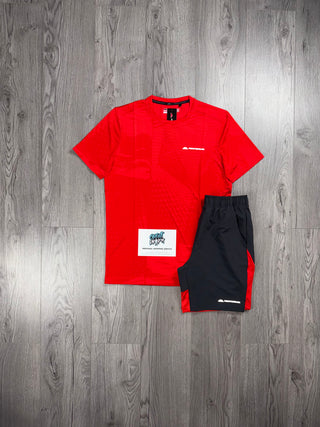 Monterrain 3.0 Running Jacquard Fire Red | Black Set