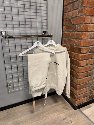 Essentials Light Oatmeal Grey Full Tracksuit