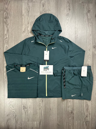 Nike 3 Piece Windrunner Set Dark Teal | Lime