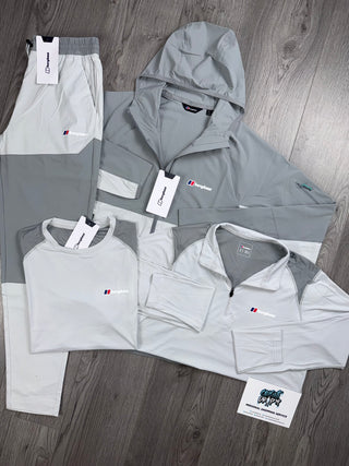 Berghaus 4 Piece Theran, Half Zip Two Tone Grey Tracksuit