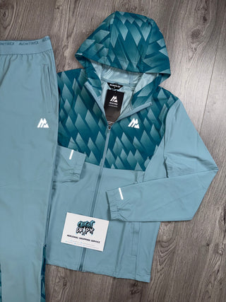 Montirex Charge Performance Teal Grid Tracksuit