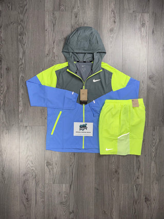 Nike Windrunner Baby Blue | Neon Green | Cool Grey Set