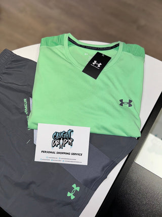 Under Armour Tech Green | Grey Set