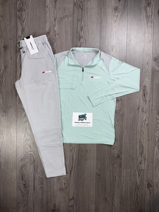Berghaus Tech Half Zip Light Grey | Mint Tracksuit