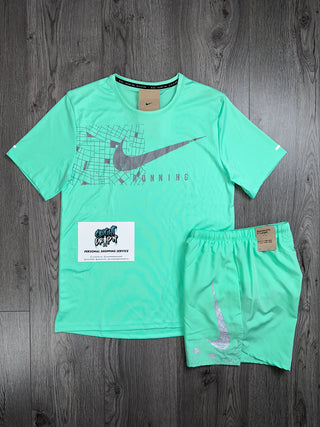 Nike Running Mint Green Set