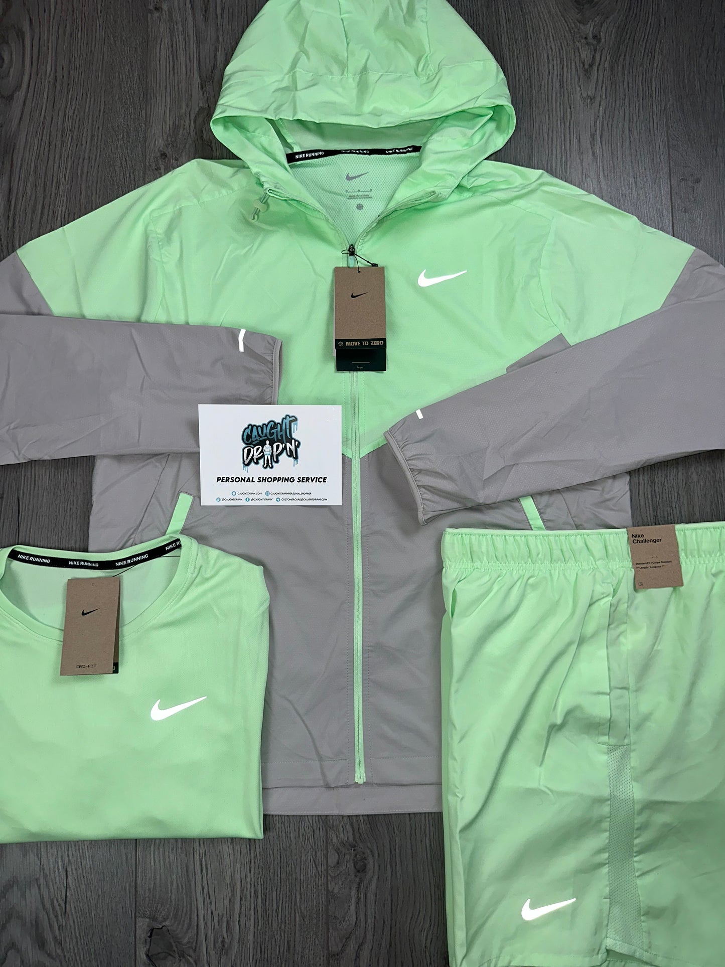 Nike 3 Piece Repel Windrunner Set | Vapour Green