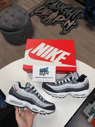 Nike Air Max 95’s Wolf Grey, Rugged Orange 2023