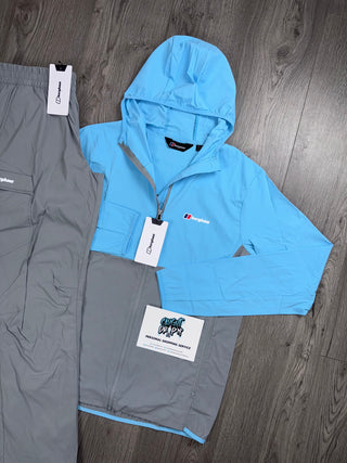 Berghaus Theran Full Zip Light Grey | Baby Blue Tracksuit