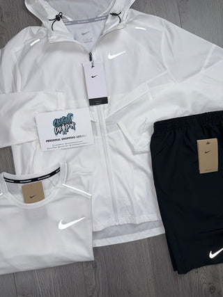 Nike 3 Piece White Windrunner | OG White Miler Set