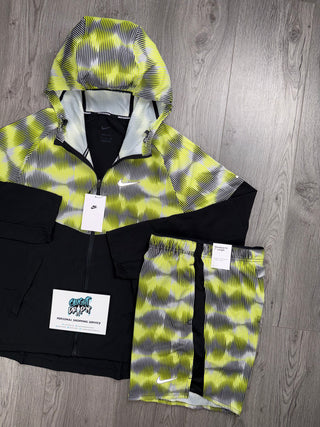 Nike Windrunner Festival Neon Green | Black Set
