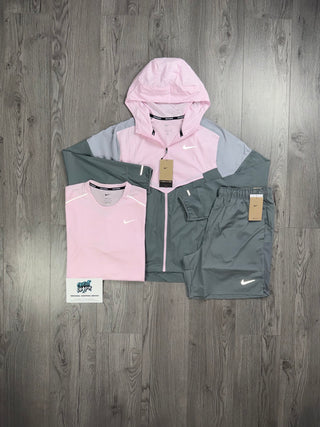 Nike 3 Piece Windrunner Pink Foam | Cool Grey Challenger Set