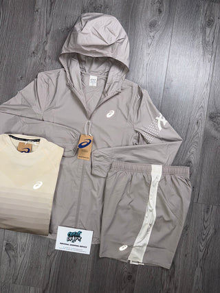 ASICS 3 Piece Icon Windrunner Beige Cream Set