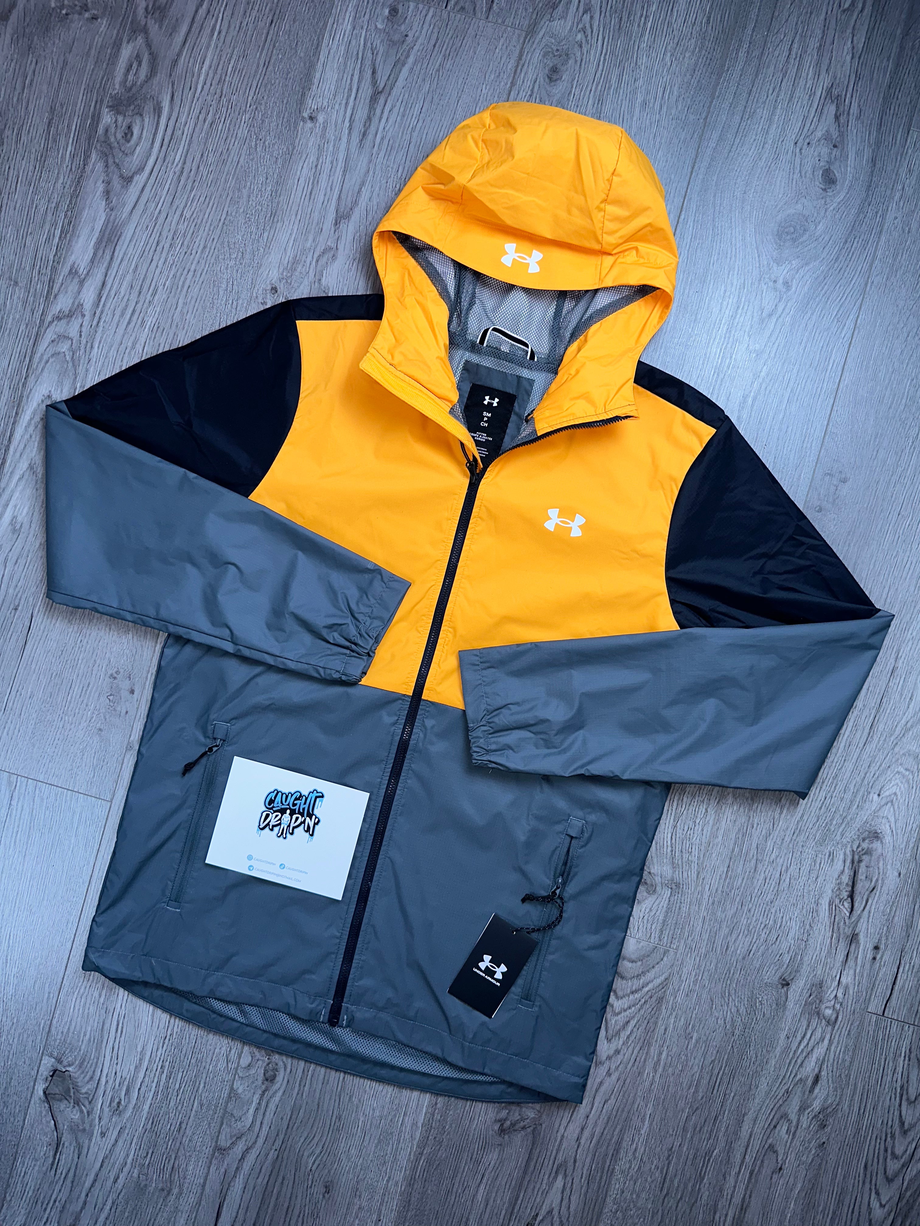 Under armour orange discount jacket